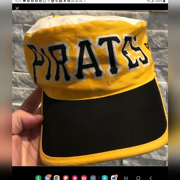 Pittsburgh Pirates Hat Vintage Pittsburgh Pirates Hat Vintage - Picture 2 of 6